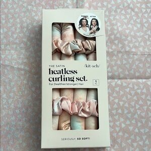 Kitsch Satin Heatless Curling Set in Pastel Hues